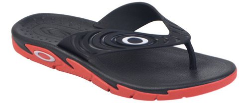 Chinelo/sandalia Oakley Original Crowd Preto/vermelho