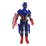 Figura Juguete Muñeco Marvel Capitán América Avengers 29 Cm
