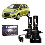 Focos Led H4 Chevrolet Spark 2011-2015 Baja Alta 11000lm