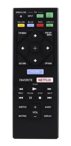 Control Remoto Compatible Con Sony Bluray Rmt-vb100u Netflix