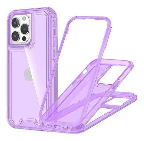 Funda Para iPhone Samsung Moto Oppo Alto Impacto Transparent