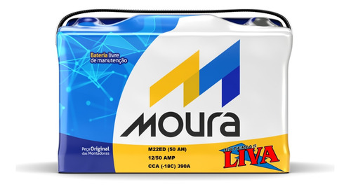 Bateria Moura M22ed 12x50 - Baterias Liva