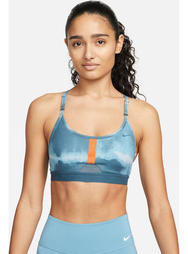 Top Mujer Nike Dry-fit Indy Dye All Over Print Bra