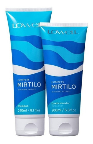 Kit Mirtilo Lowel Shampoo + Cond  + Brinde