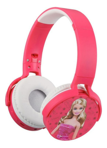 Fone Infantil Colorido Princesas Bluetooth Sem Fio C/ Ajuste