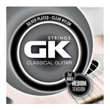 Encordado Gk Guitarra Clásica Criolla 960sp Plateadas Silver