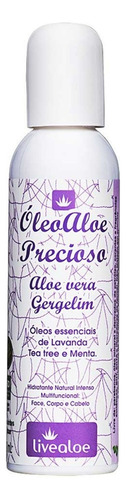 Óleo Aloe Vera Precioso Natural  Corpo Cabelo 120ml Livealoe