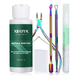 Xifepfr Kit De Removedor De Cutculas, Crema Removedor De Cut