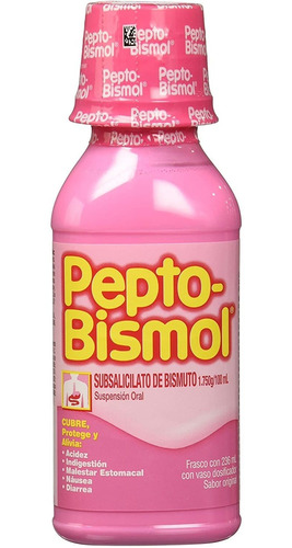Pepto Bismol Suspensión Original 236ml Indigestión Y Diarrea