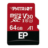Tarjeta Micro Sd Patriot 64gb A1/v30 Para Android, Grabación