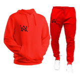 Conjunto Buzo Y Pantalón Jogging Combinado Adulto Niño Rojo