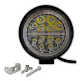 Faro Led Redondo 4 Pulgadas 48 Led Luz Blanca Y Ámbar