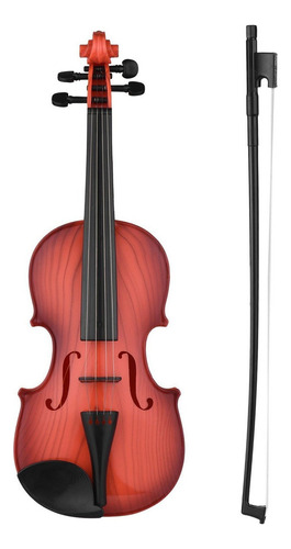 Mini Violín Eléctrico For Niños Con 4 Cuerdas Ajustables