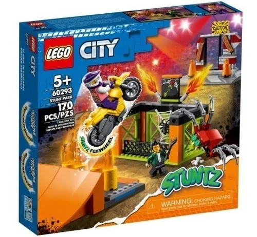 Lego 60293 City Moto Parque Acrobático Stuntz