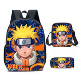 Kit De Mochila Necessaire Plus De Naruto Para El Regreso A C