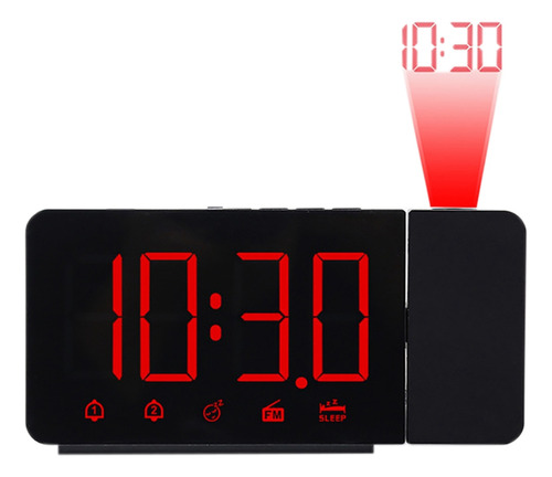 Reloj Despertador Digital Led Fanju, Mesa, Escritorio Electr