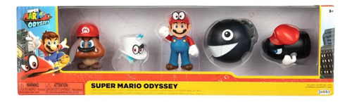 Super Mario Odyssey Pack Com 5 Bonecos 004207 - Sunny