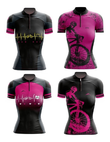 Camisa Feminino Ciclismo Roupa Ciclista Camiseta Mtb Bike