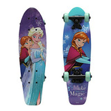 Patín Cruiser Frozen 21  De Madera, Haz Magia