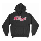 Buzo Hoodie Con Capucha Adulto Estampado De Logo Kellogg's