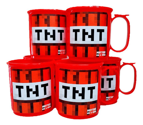 32 Tazas Minecraft Tnt  Personalizadas Cumpleaños Festejos