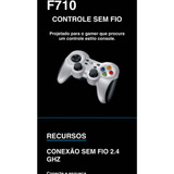 Joystick Logitech Gamepad F710, Sem Fio, Pc E Tv