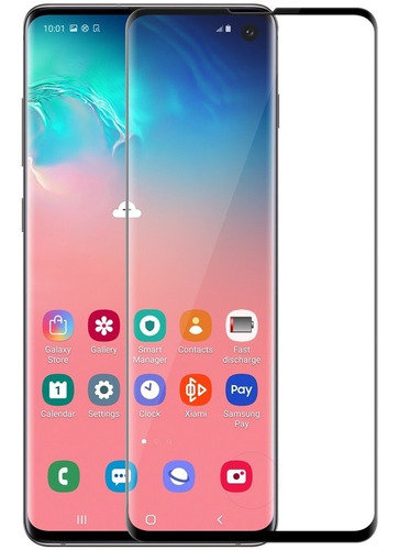 Lamina Vidrio Full Templado Compatible Con Samsung  S10