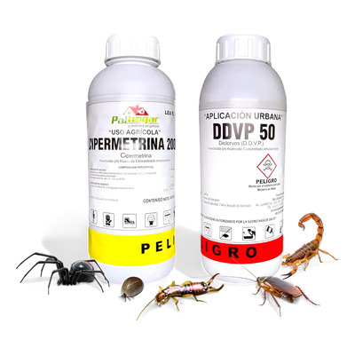 Combo Insectida Cipermetrina 200 950 Ml Y Ddvp 50 950 Ml | MercadoLibre