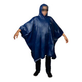 Poncho Pvc Capa Para Lluvia Agua Waterdog Ps15 Azul Verde 