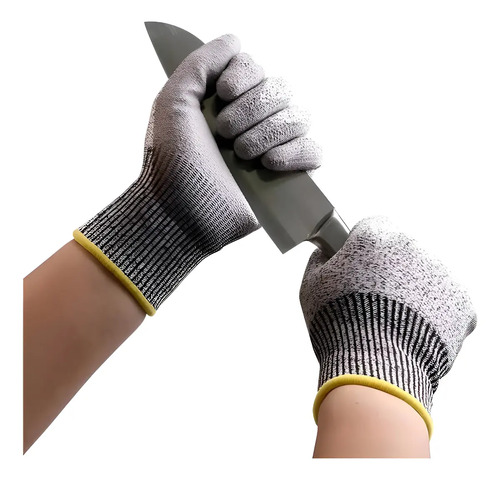 Guantes Anticorte Nivel 5 Industrial Trabajo Rudo Resistente