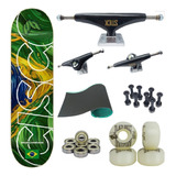 Skate Completo Cisco Roda Black Sheep 51 Lixa Rolamen Pf Bas