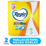 Toallas De Papel Regio Mil Usos 2 Rollos