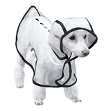 Impermeable De Lluvia Con Gorro Para Mascotas Perros Gatos