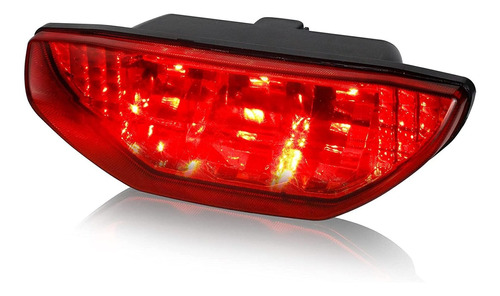 Quasco Luz Trasera Led Roja De Freno Para Motocicleta Atv Co