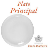 Plato Playo 25cm Tsuji 450 Porcelana Primera Con Sello 12 Un