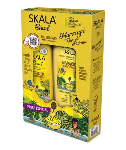 Kit Shampoo Y Acondicionador Skala Maracuya 650 Ml 