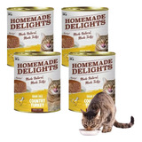 Alimento Humedo Lata Homemade Delights Gatos Pavo 340gr