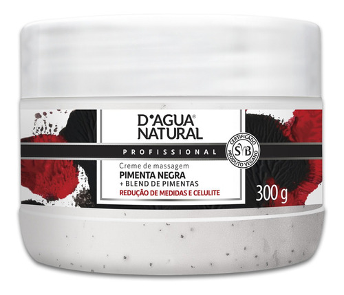 Creme Pimenta Negra Dagua Natural - 300g Lançamento