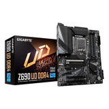 Placa Mãe Gigabyte Z690 Ud Lga1700 Atx Ddr4 M.2 Nvme Cor Preto