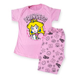 Hermosa Pijama De Dama Princesa Peach