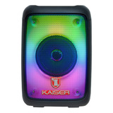 Bafle Kaiser 4  Flama Ksw-7004 Color Negro