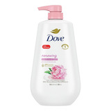 Dove Peony & Rose Oil, Nourishing Body Wash Renewing, 905ml