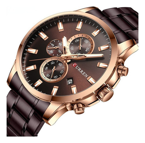 Reloj Cronógrafo Curren Hombre Sport Acero Inoxidable