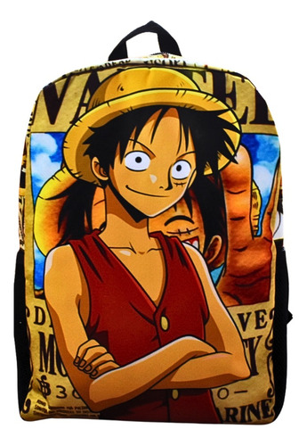 Maletas Morrales De One Piece Luffy 40cm Anime Escolar