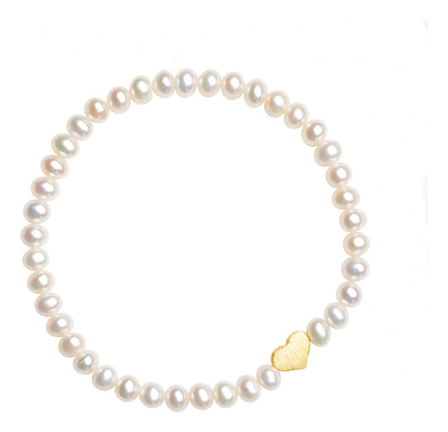 Pulsera De Perlas Cultivadas De Agua Dulce Rakumi Para Niñas