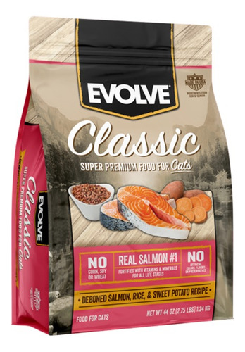 Evolve Cat Classic Salmon 14 Lb - 6.35 Kg