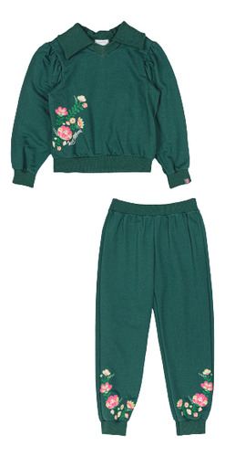 Conjunto Infantil Feminino Momi Em Moletom