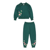 Conjunto Infantil Feminino Momi Em Moletom