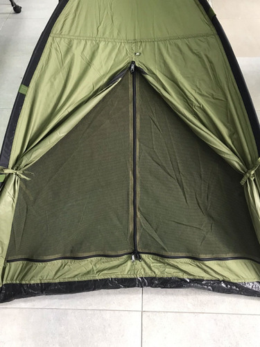 Carpa Estilo Militar Verde (2m X 1m) Con Ventanilla Antimosq