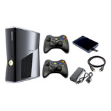 Xbox 360 Slim5.0 + Disco 1000gb 400j +2 Controles +envió